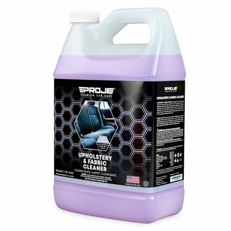 PROJE PREMIUM CAR CARE Fabric & Upholstery Cleaner 1 Gallon - Stain Remover & Odor Eliminator 30015
